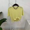 C S In The Room Women Jenna Cable Knit Cropped Short Sleeve 4Color
