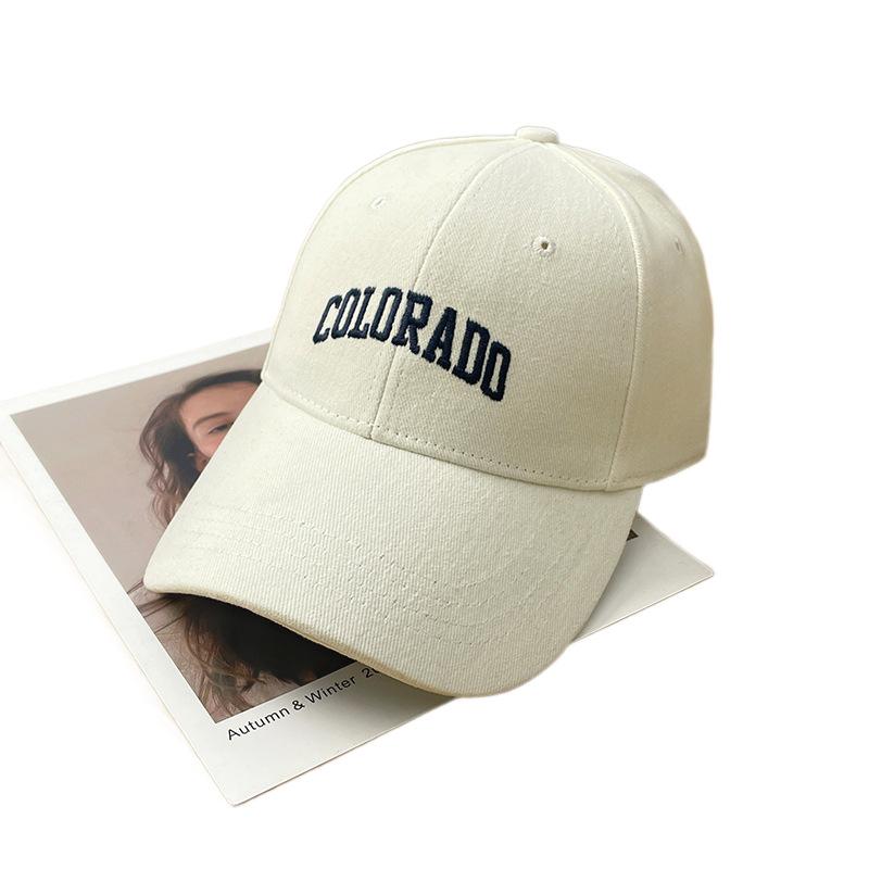 Big Head Circumference Hard top Baseball Hat Women's Autumn and Winter Korean Style Enlarged Deep Top Face Showing Small Duck Cap