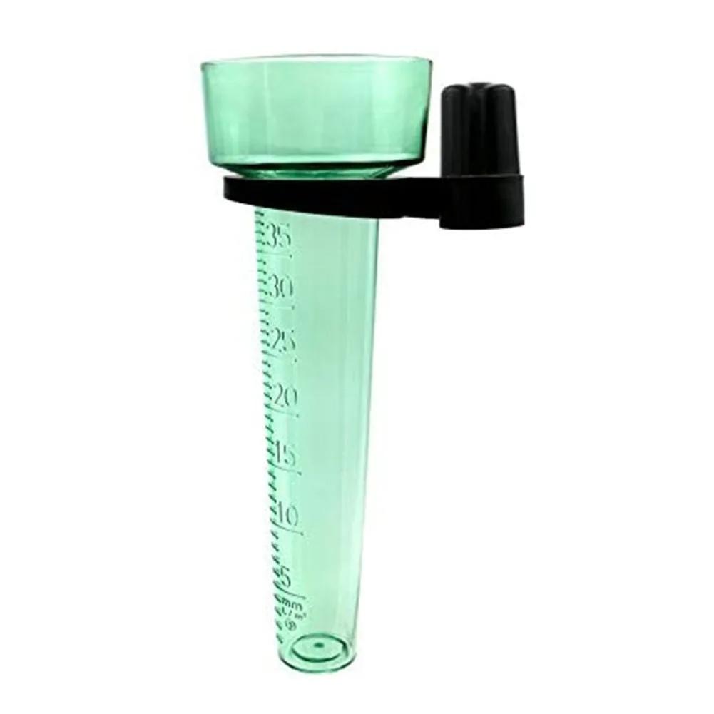 

35mm Rain Gauge Rainwater Meter Polystyrene Water Rain Measurement Tool Outdoor Garden Ground Rainfall Guage зелений