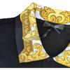 Versace SS23 Letter Embroidery Casual Short Sleeve Polo Shirt Men Polo Shirts Black 1012260-1A08837-2B130