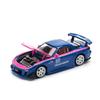 POP RACE Mazda RX7 Amemiya Blue Pink Finished Product PR640240 1/64 RE
