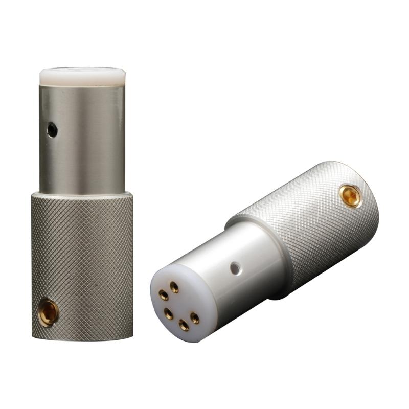 Turntable DS02 Female 5Pin DIN Connector 24K Gold Plated Tonearm Plug for Optimaled Sound