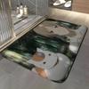 anime N-Natsume's Book of Friends Floor Mat Soft Flannel Entrance Door Mat Non Slip Absorbent Bathroom Bedroom Floor Rug