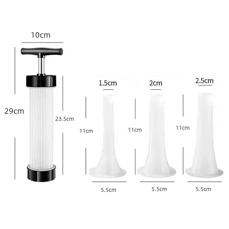 

Kitchen Supplies Manual Sausage Filling Machine Meat Stuffer Filler Salami Make Sausage Machine Homemade Sausage Packaging Tools