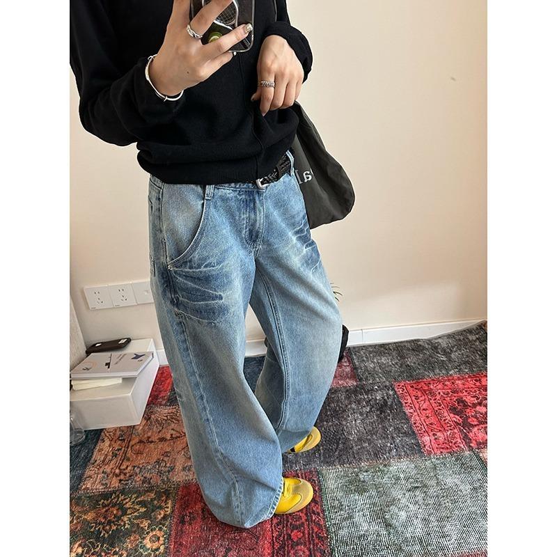 Джинсовые шорты JYL для пар Китайский камуфляж Карго Свободные прямые брюки S