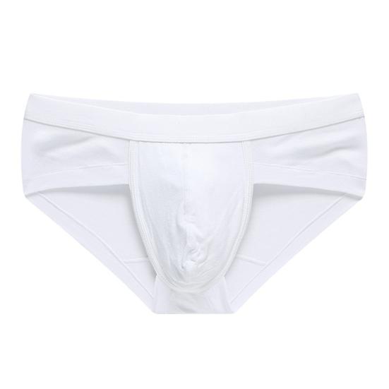 Men's Bikini Underwear Low Rise No Fly Briefs Modal Microfiber Support Pouch Soft Breathable Underpants