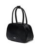 Covernat Woman Clover Heart Top Handle Tote Bag Black