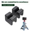 Car Jack Rubber Pad Car Slotted Lift Jack Stand Rubber Pads Universal Repair Tools Frame Protector Adapter Jacking Tools 1/2Pcs