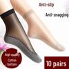 Summer Sheer Cotton Short Stockings: Anti-snag, Anti-slip, Breathable, Sweat-absorbing, Odor-resistant - Now In Stock