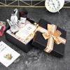 Valentine's Day Luxury Black Gift Box - Elegant Packaging for Birthdays & More