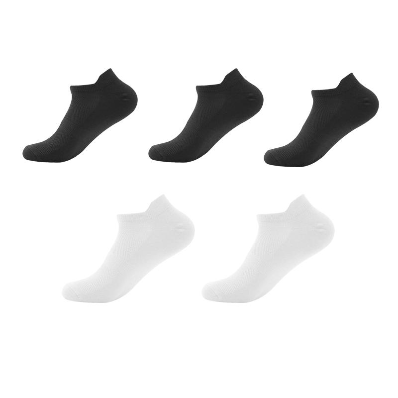 5 Pairs Men's Mesh Non-Slip Cotton Short Sock Male Breathable Spring Summer Autumn Ankle Socks