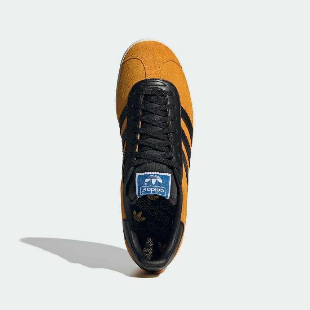 JP5283 Adidas Originals Gazelle Team College Gold Core Black Cream White (Men's)