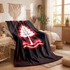 Coperta in Pile a Tema Nottingham Forest Morbida e Accogliente in Peluche per Camera da Letto Divano Viaggio