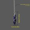 Hexagonal Crystal Spiritual Healing Stone Necklace Double Pointed Winding Wire Stone Jewelry Gift for Women Girls