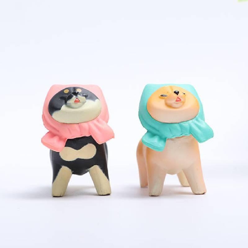 Hachiko Action Figure Cartoon Model Toy Decoration Doll Kids Gifts Ornament