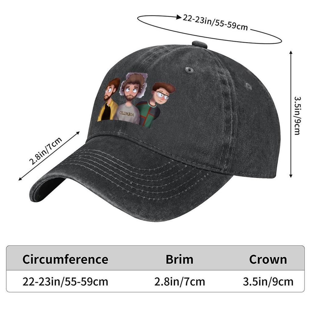 AJR Brothers Animated Baseball Cap Designer Hat Custom Cap Snap Back Hat Luxury Man Hat Men Womens