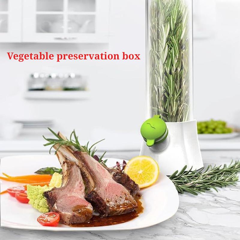 Vanilla Vegetable Fresh-keeping Box Pressure Resistant and Environmentally Friendly Fresh-keeping Device Creative Coriander Fresh-keeping Cup