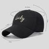 Vintage Cotton Letter Embroidered Baseball Cap