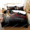 Rapper Singer C-CelineS Dion Bedding Set Singer C-Celine Dion Duvet Cover Pillowcase For Adult Boy Girl Bedroom Decoration029