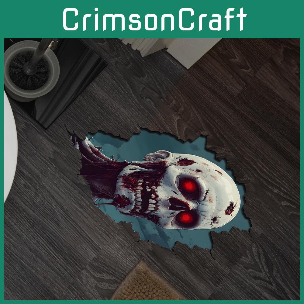 Zombie Halloween Horror Floor Stickers Bedroom Living Room Decoration Home