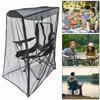 Outdoor Swing Sun Protection Cover Camping Fishing Chair Mosquito Net Polyester Mesh Tent For Patio Chair Anti-mosquito Sunshade
