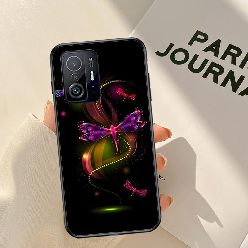 Dragonfly Animal Art Case For POCO X4 Pro X3 GT F1 F3 M3 M4 X3 Pro Phone Cover For Xiaomi 11T 12 Pro Mi 11 Lite