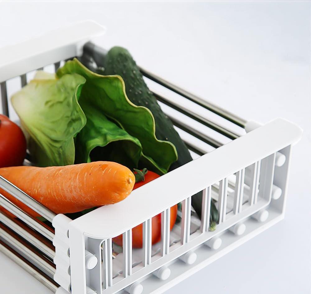 Ordos White Vegetable Drainer For The Sink