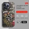 Graffiti Phone Case for iPhone 15 16 Pro Max  Air SE 11 13 Pro 14 Plus 12 11Pro 15Pro Max 16e Cover