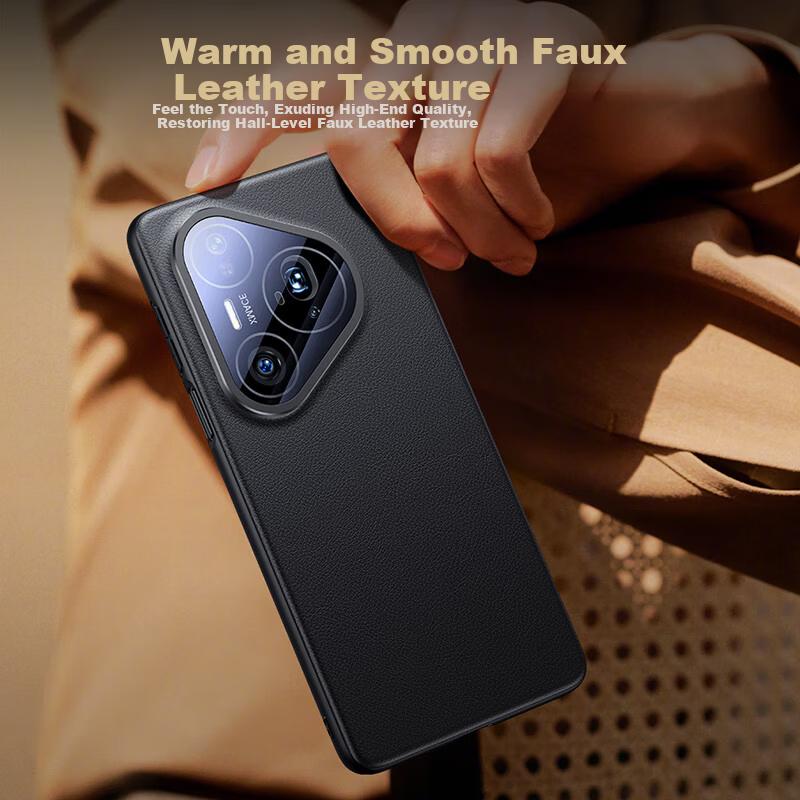 Huawei Pura80 Ultra Phone Case P80 Pro+ Ultra-Thin Heat Dissipation Faux Leather Shockproof Full Coverage Minimalist Business