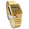 CASIO Cheap Chipkashi Wristwatch Watch Unisex Mens Womens Quartz Digital Gold A100WEG-9A