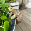 Tortoise Figure Plant Pot Hanger, Resin Hanging Turtle Statue Plant Decorations Cute Turtle Statue Figurines Planter Pot Hangers