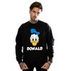 Disney Mens Donald Duck Face Sweatshirt