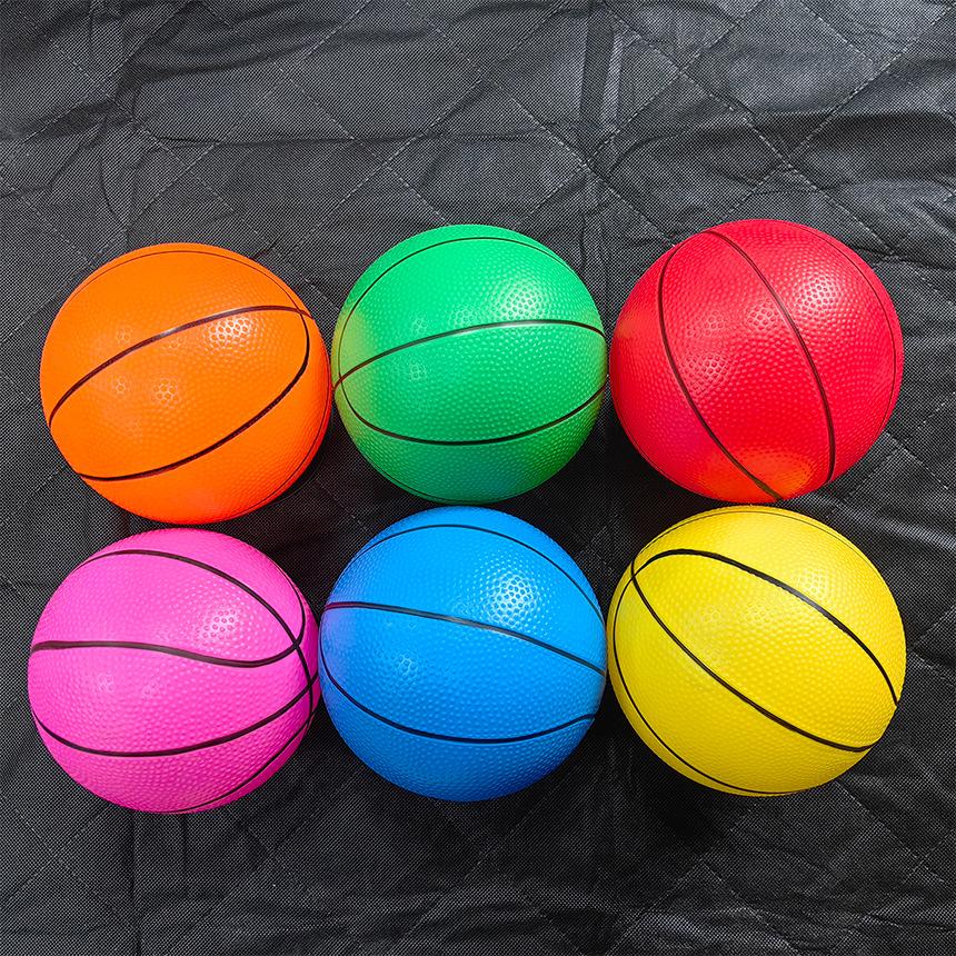 Kinderspielzeug-Basketball für Kinder, Blau, 16cm, Größe für drinnen und draußen