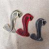 1Pc Metal Snake adder Badge Sticker Car Front Grille Side Fender Rear Trunk Emblem Decal Styling Accessories