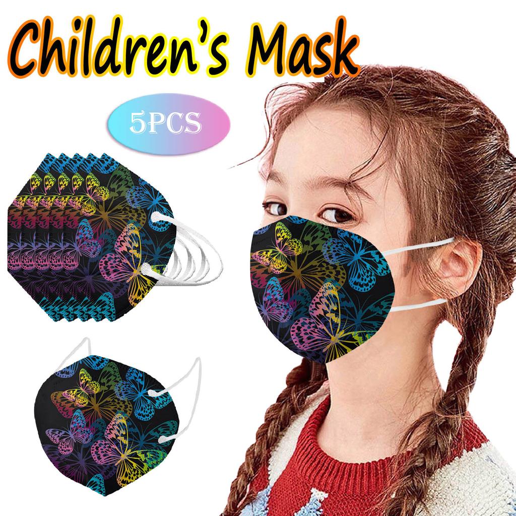 Kids 5-Layer High-Density Mask Wind And Mist Pollution Filter
