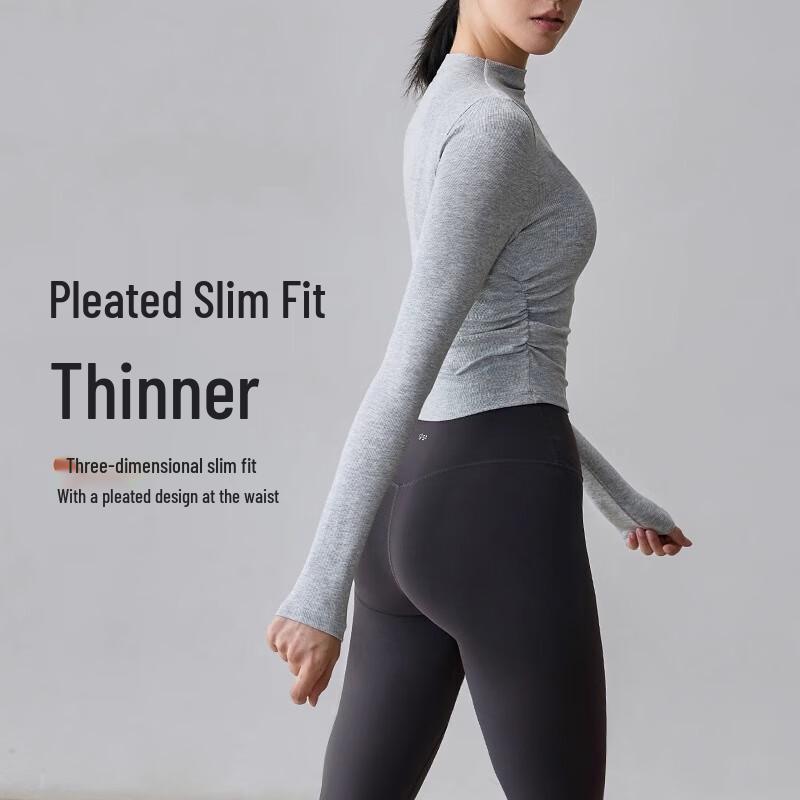 GIGT Women s Long Sleeve Yoga & Pilates Top S