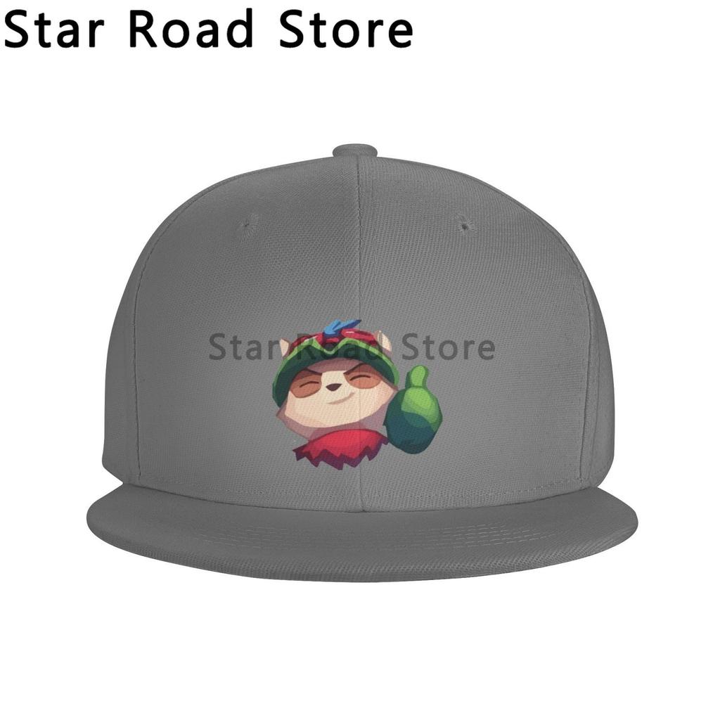 Funny Teemo Print logo Unisex Baseball Caps Peaked Cap League of Legends Game Sun Shade Hats for Unisex Women