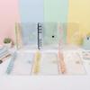 Transparent PVC A5 Planner Cover with Refillable Binder & Zipper Bag