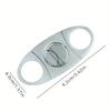 Stainless Steel Cigar Cutter Metal Classic Cutter Guillotine Cigar Scissors Gift Puncher Cutting Knife Cigar Accessory