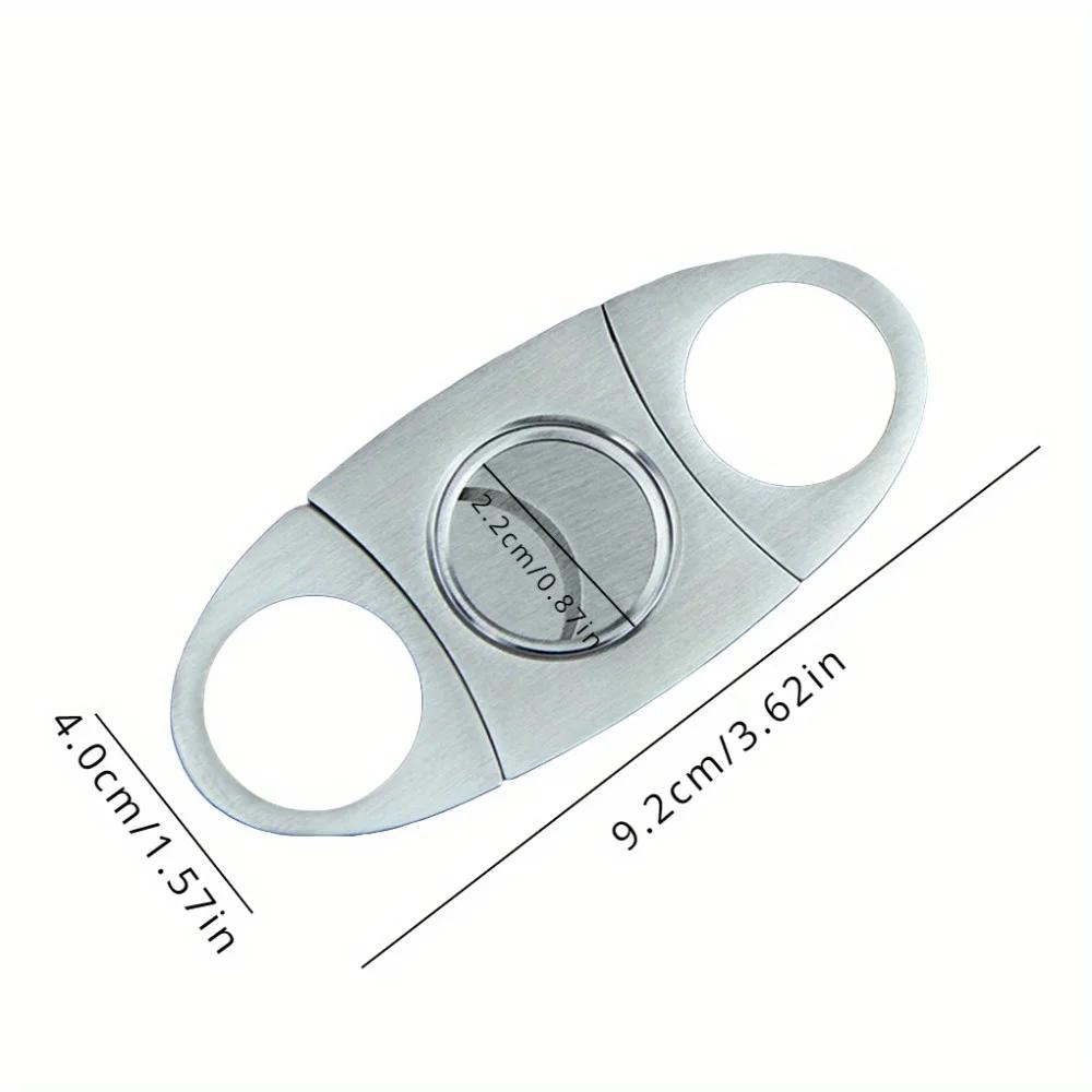 Stainless Steel Cigar Cutter Metal Classic Cutter Guillotine Cigar Scissors Gift Puncher Cutting Knife Cigar Accessory