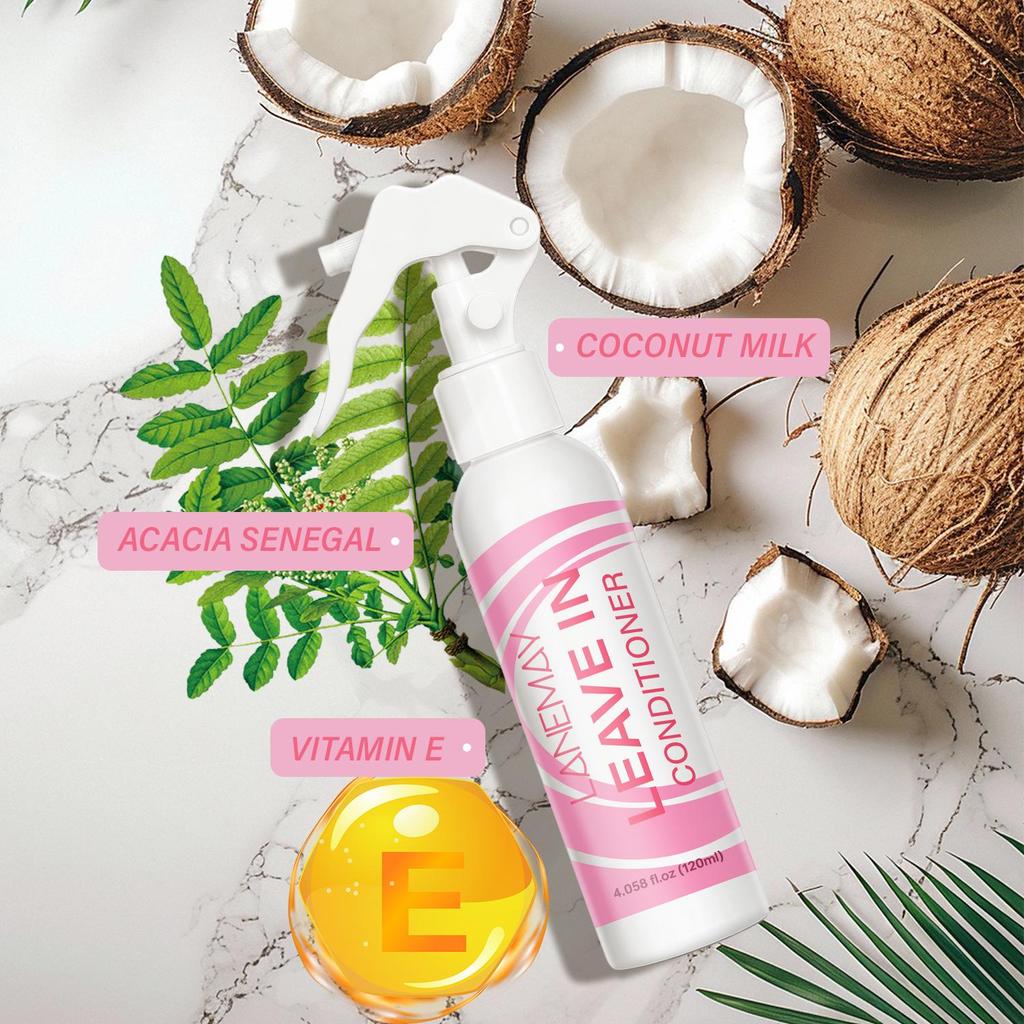 Leave-In Conditioner-Softens Hair And Improves Styling Manageability-Suitable For All Hair Types, 120ml