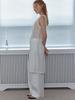 Elssibeui Crochet Knit Cover-Up Dress_White