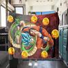1PC Son Goku  Print Flannel Blanket, High Quality All Seasons, Home Decor, Warmth and Comfort, Perfect for Christmas Gifts