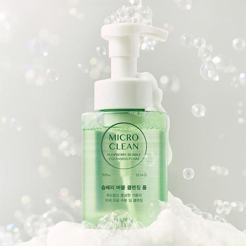 [HAPPYBATH] Micro Clean Soapberry Bubble Cleansing Foam 300ml
