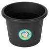 Garden Pot Outdoor Plastic Round Pot Black 23x16.5 cm