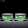 Ceramic Hand-Carved Lotus Dragon Teacup Jingdezhen Celadon Master Tea Cups 100ML