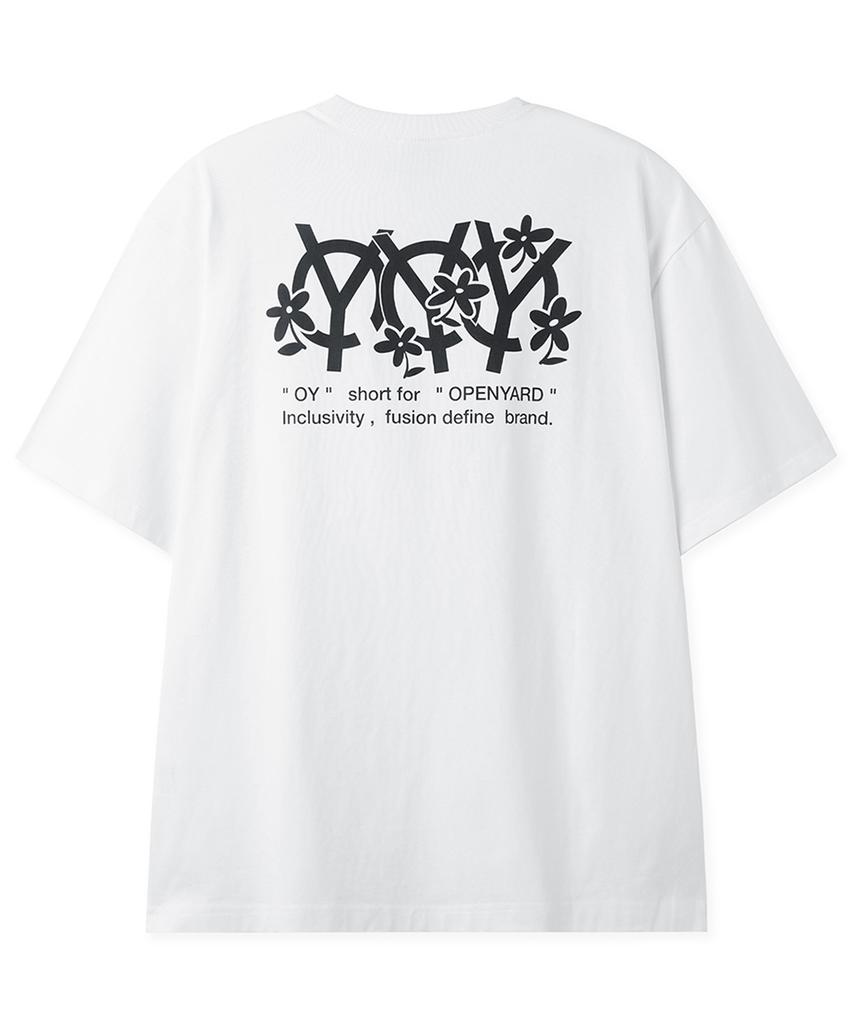 Opeunyadeu(Owai) Bloom Logo Tee - White