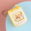 Electric Maze Keychain Toy Sound And Light Interaction Mini Puzzle Game Cute Cartoon Style Portable Decompression Tool Gift for Kids Boys