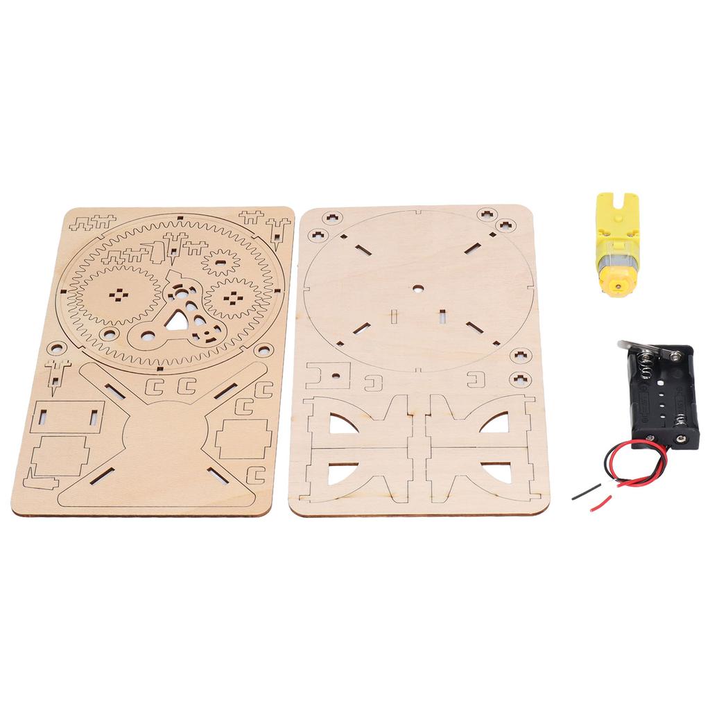 Solar System Wooden Model Sun Earth Moon Astronomy Brick STEM Educational Toy for Puzzle Teaching