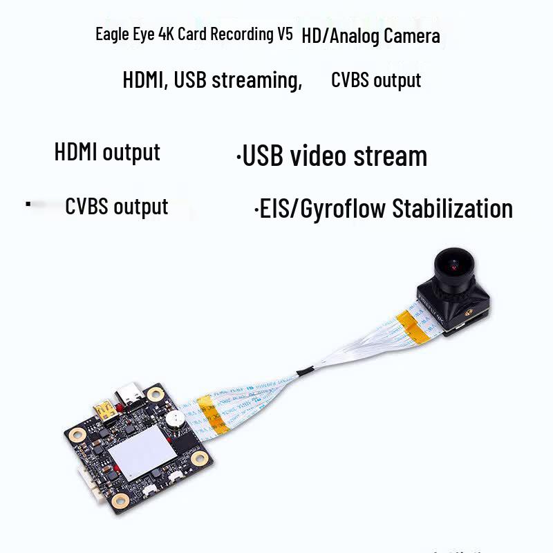 Qishao Hawk-Eye V5 4K Gyroflow Streaming Camera